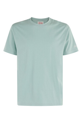 green-ribbed-crew-neck-short-sleeve-t-shirt