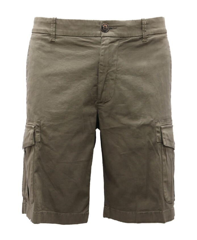 short-cargo-vert-en-coton