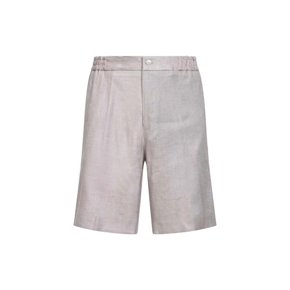 Etro Bermuda Shorts - Male - Casual Shorts - Beige - 2XL - Shorts