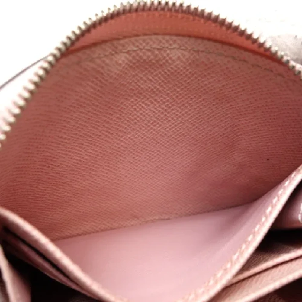 Louis Vuitton Vintage Pre-owned Leather wallets Pink Dames