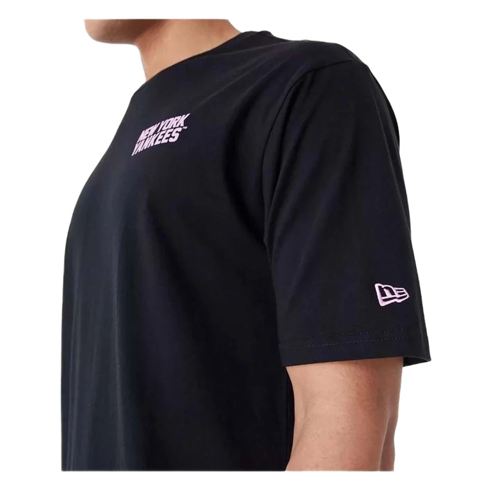 new era Wordmark OS T-shirt Black Heren