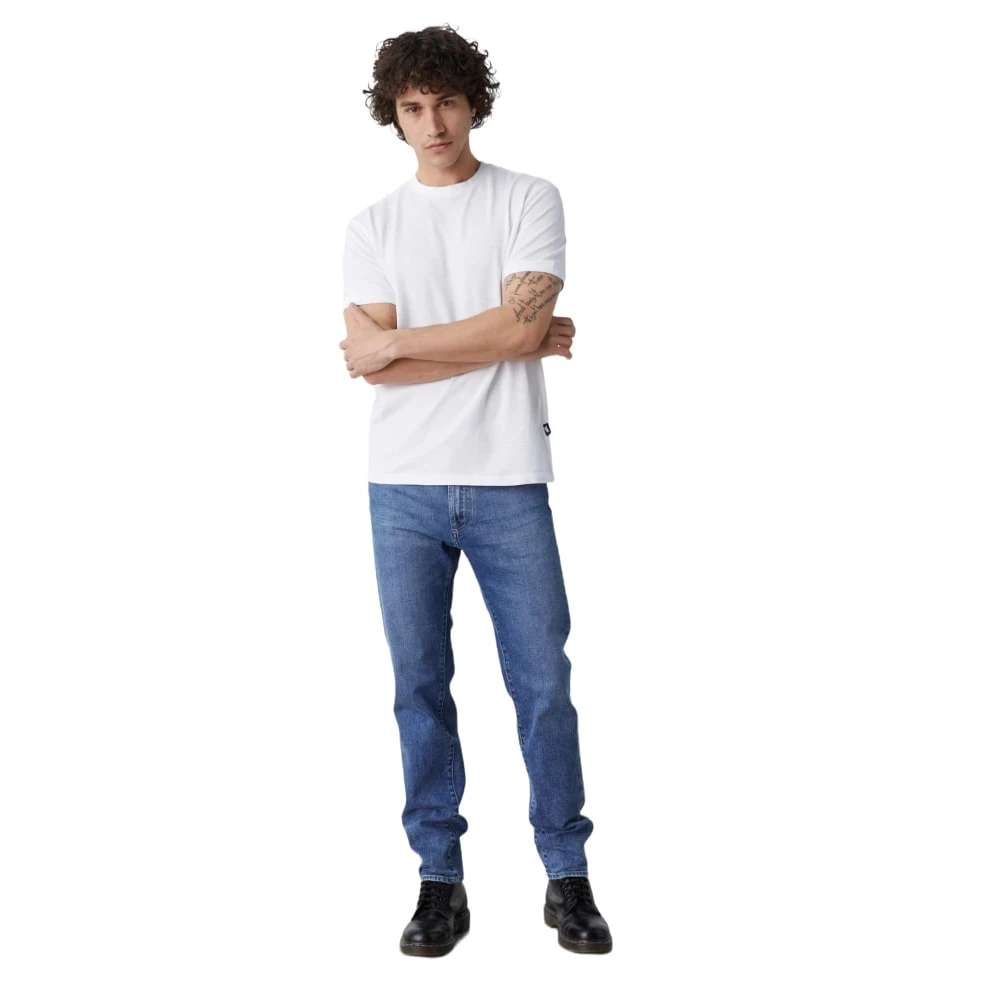 GAS Klassieke Denim Jeans met 5 Zakken Blue Heren