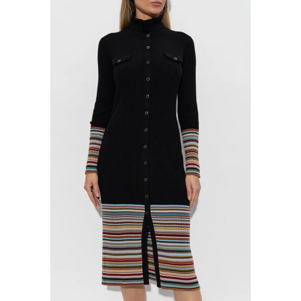 Paul Smith Wollen jurk Black Dames