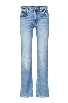avslappnad-straight-fit-jeans-med-anvant-effekt