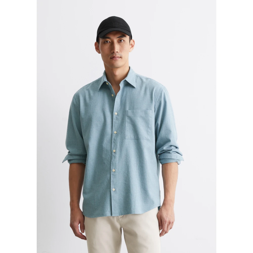 Marc O'Polo Gewoon overhemd Blue Heren