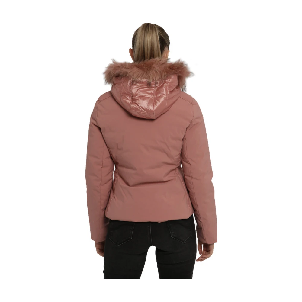 YES ZEE Kleding Jassen Pink Dames