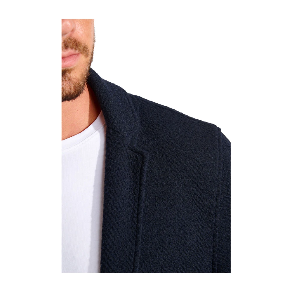 Cala 1789 Navy Blauwe Jas Tony Tigellio Blue Heren