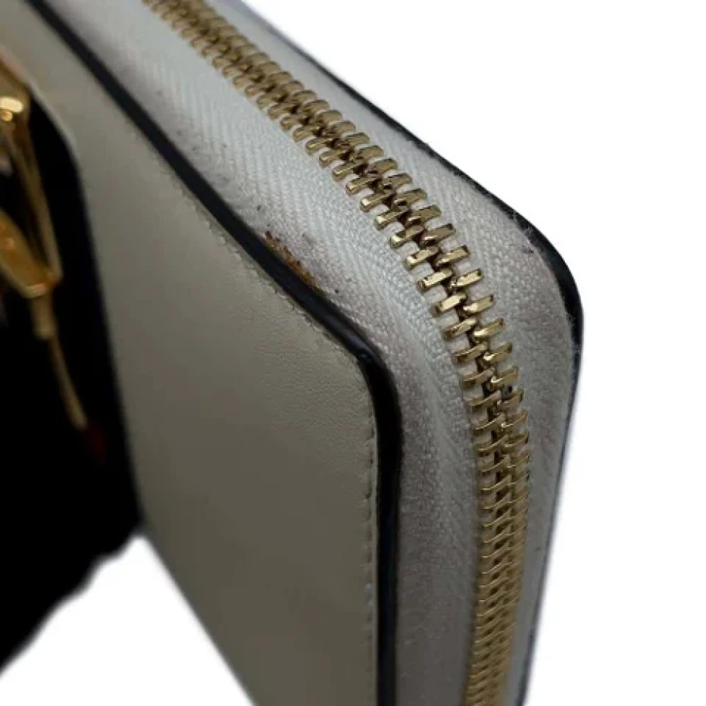 Gucci Vintage Pre-owned Leather wallets White Dames