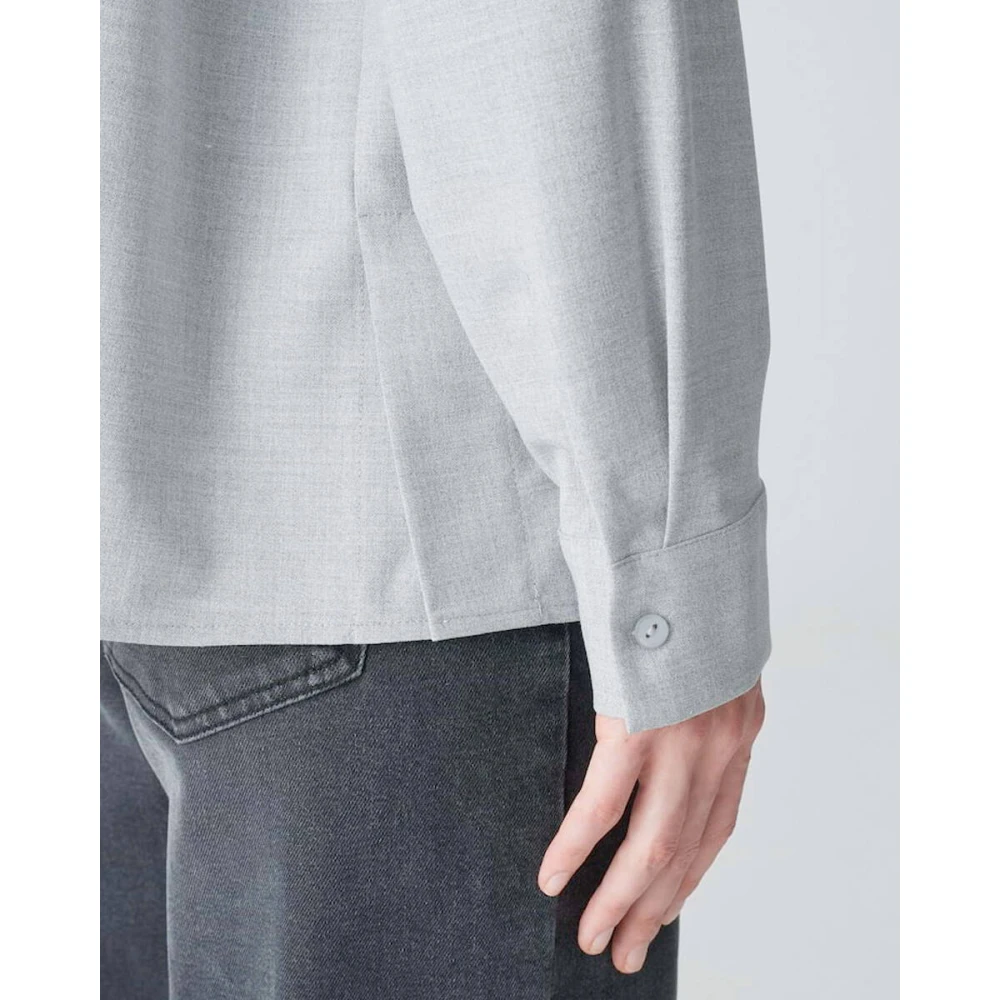 Opus Fanell Blouse Lange Mouw Gray Dames