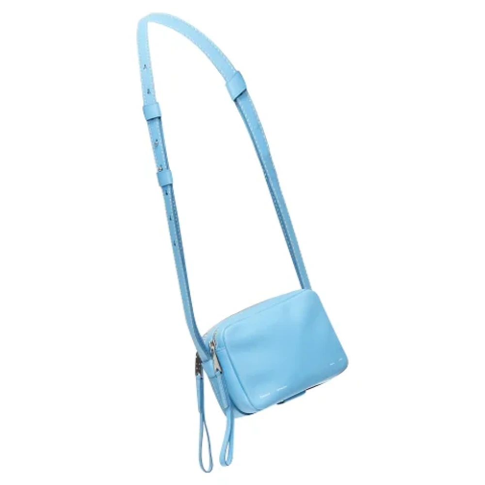 Proenza Schouler Pre-owned Leather shoulder-bags Blue Dames