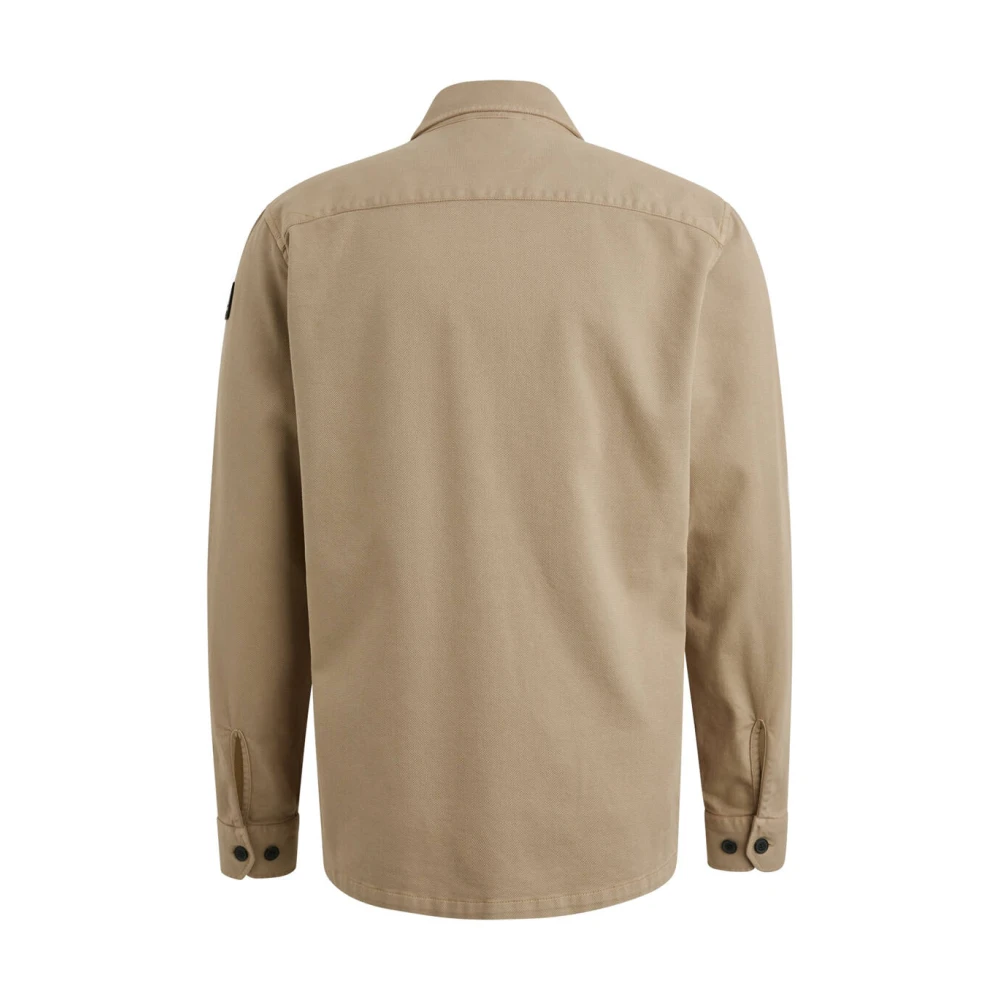 Vanguard Lange mouw overhemd GD Structuur Beige Heren