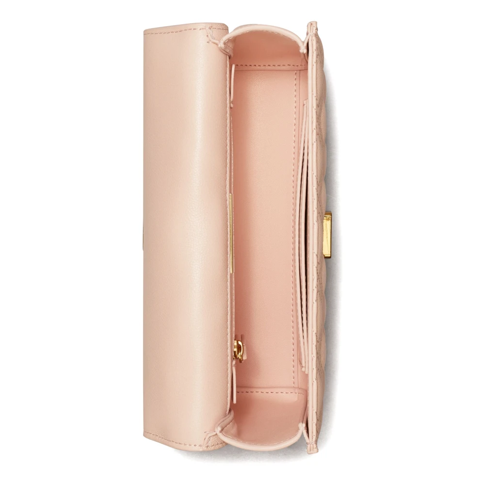 TORY BURCH Zacht Graan Klein Blush Leren Tas Pink Dames