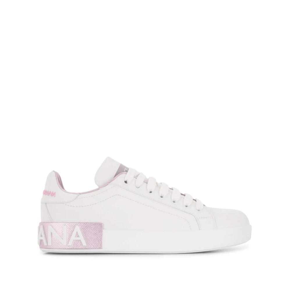 Dolce & Gabbana Portofino Trainers - Female - Sneakers - White - 6 1/2 Uk - Shoes
