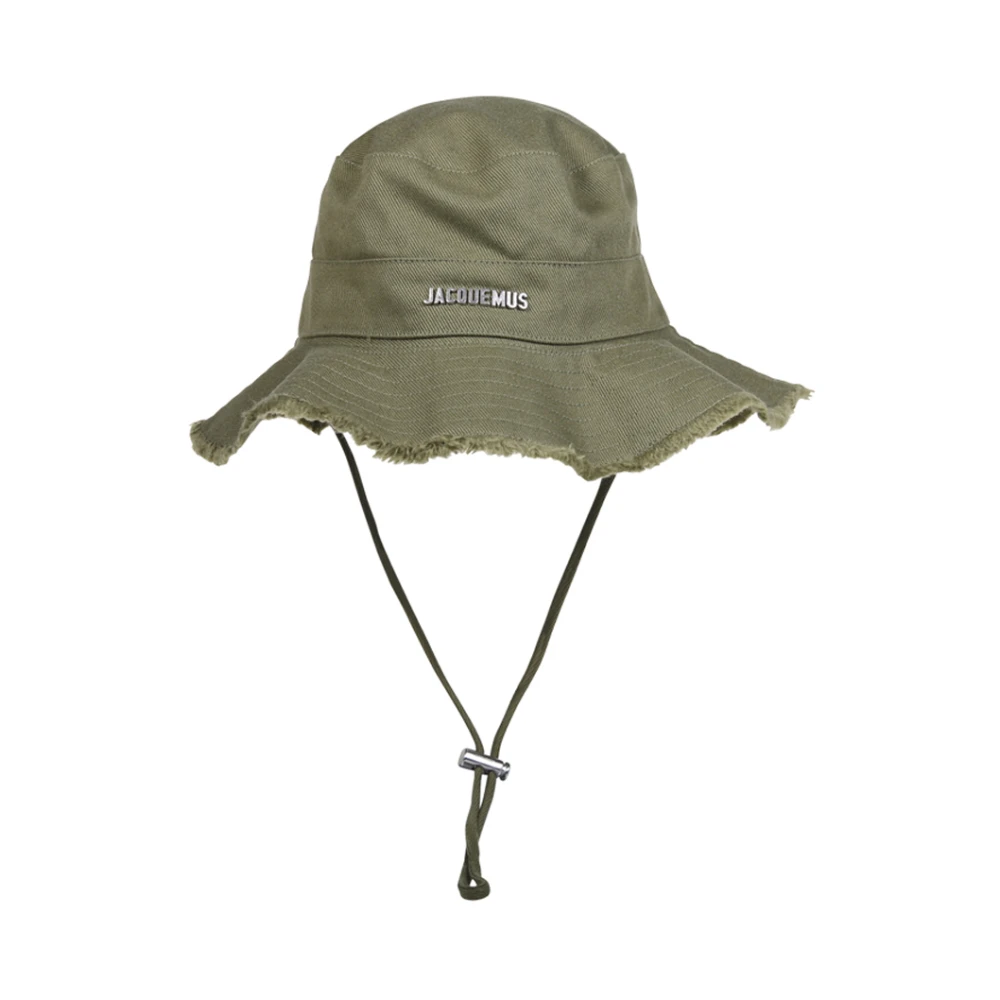 Jacquemus Kronärtskocka Hatt i Khaki Green, Dam