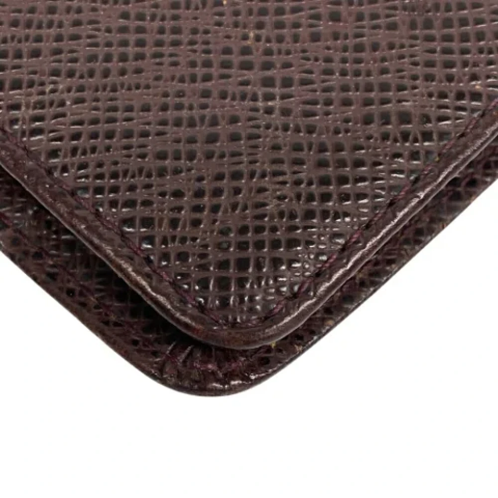 Louis Vuitton Vintage Pre-owned Leather home-office Brown Dames