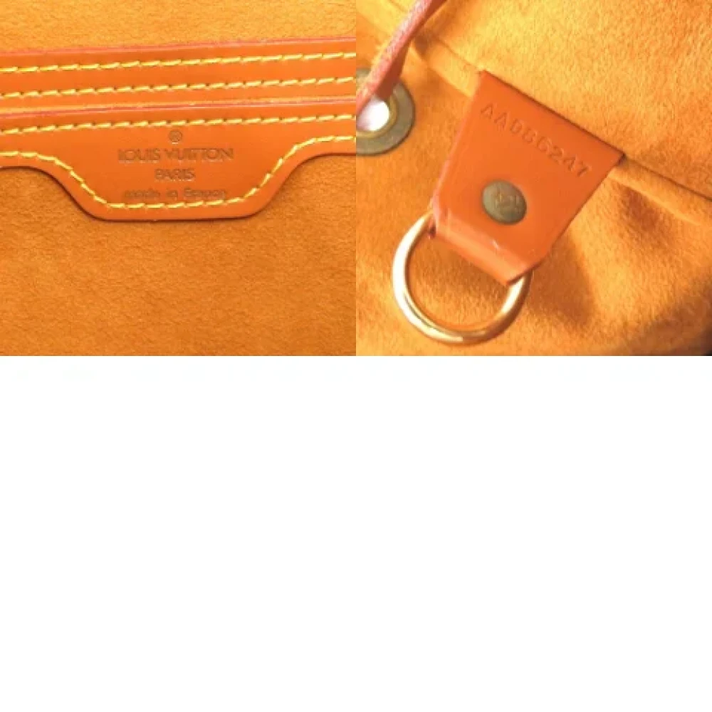 Louis Vuitton Vintage Pre-owned Leather backpacks Brown Dames