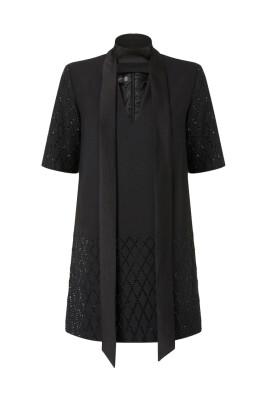 jewel-embellished-high-neck-dress
