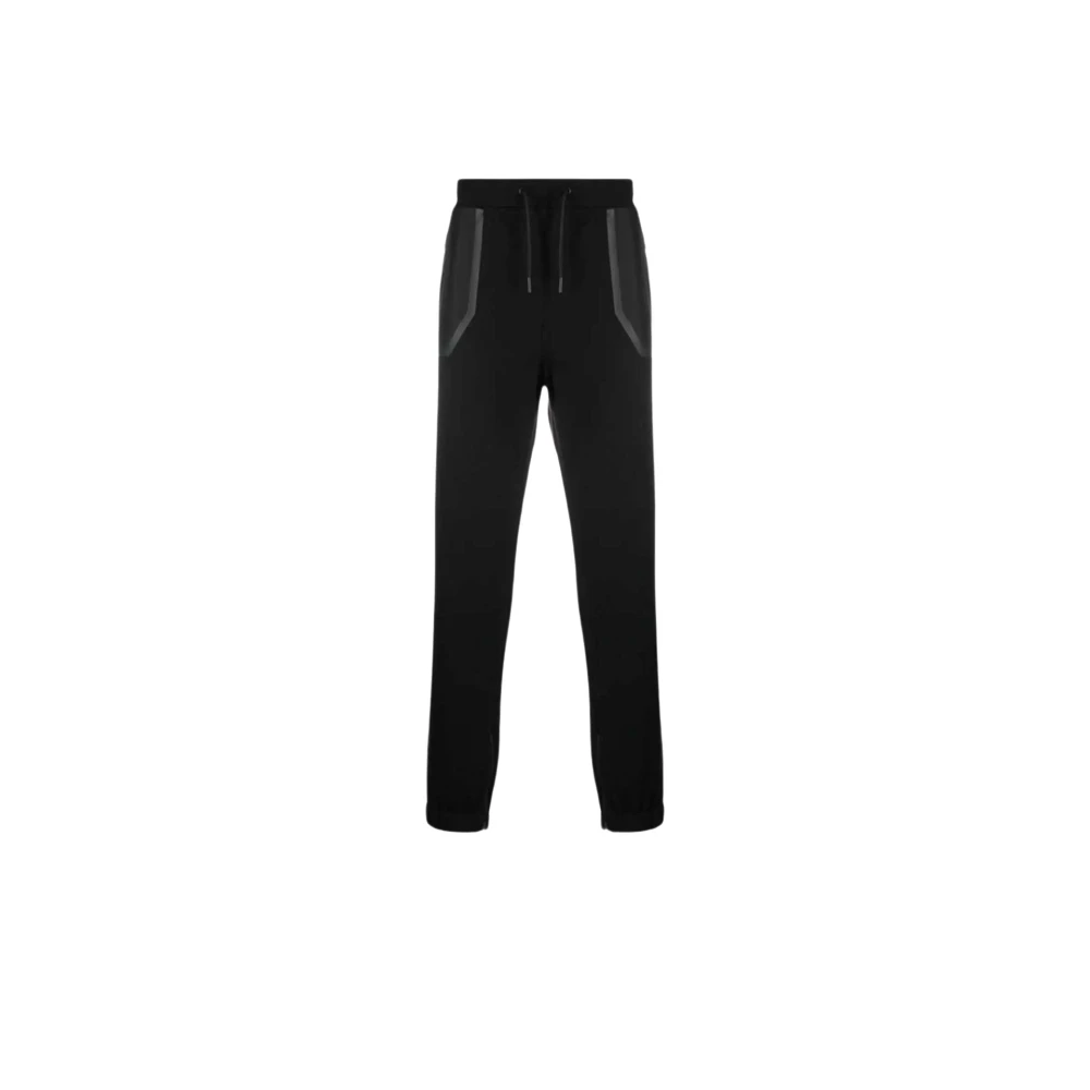 Karl Lagerfeld Logo Zijstreep Sweatpants Black Heren