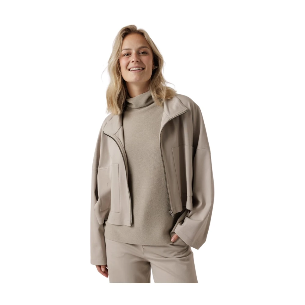 Drykorn Bruine Oversized Boxjas Gray Dames