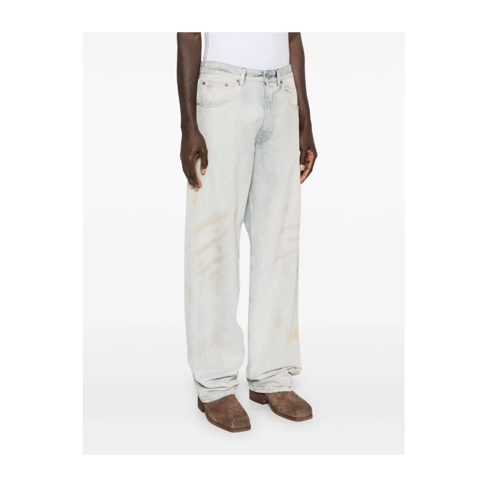 MM6 Maison Margiela Blue Denim Jeans Blue Heren