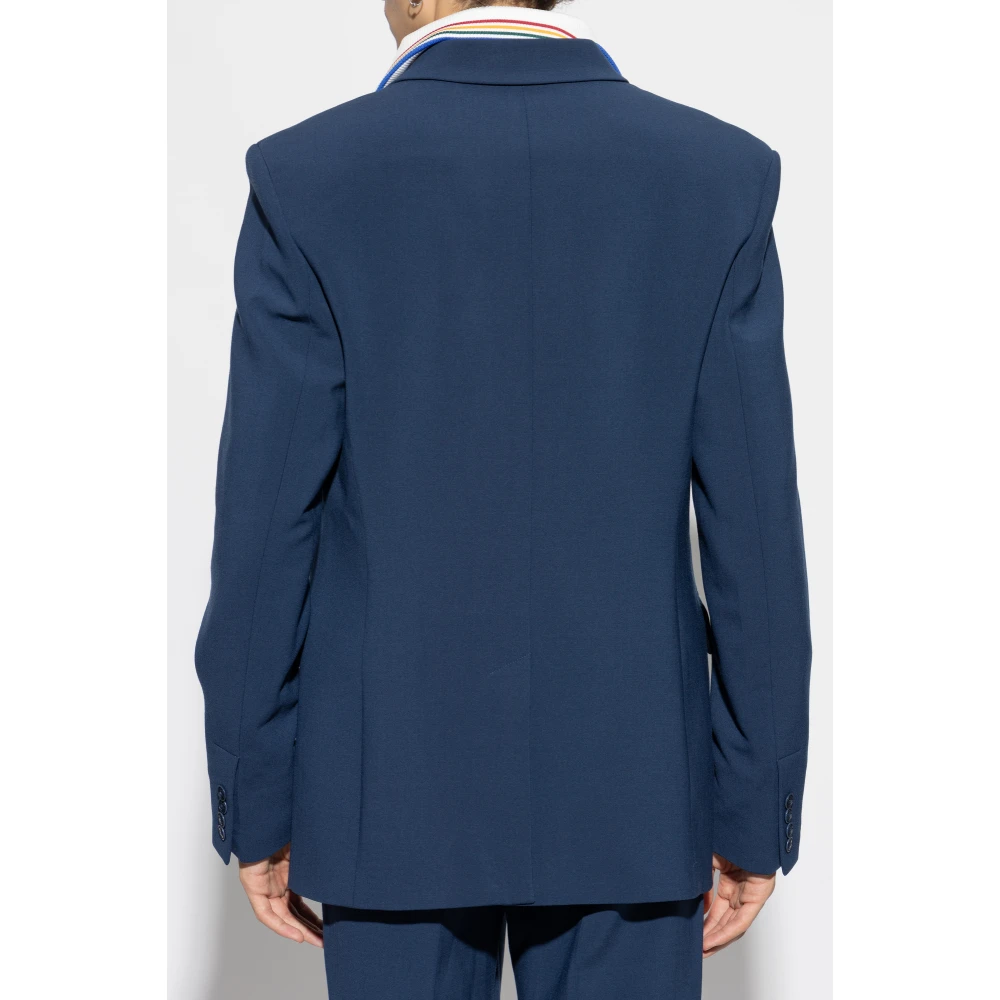 Casablanca Wollen jas Blue Heren
