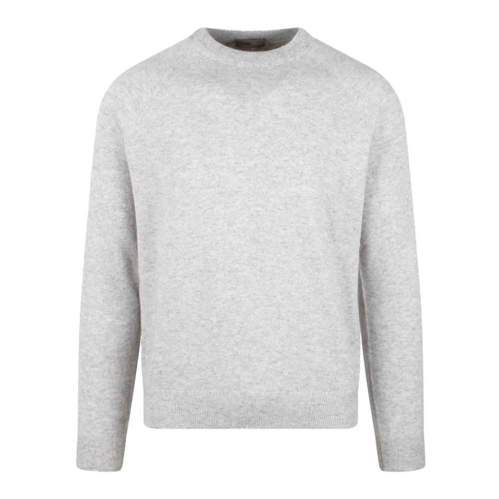 Herno Cashmere Resort Sweater Gray Heren
