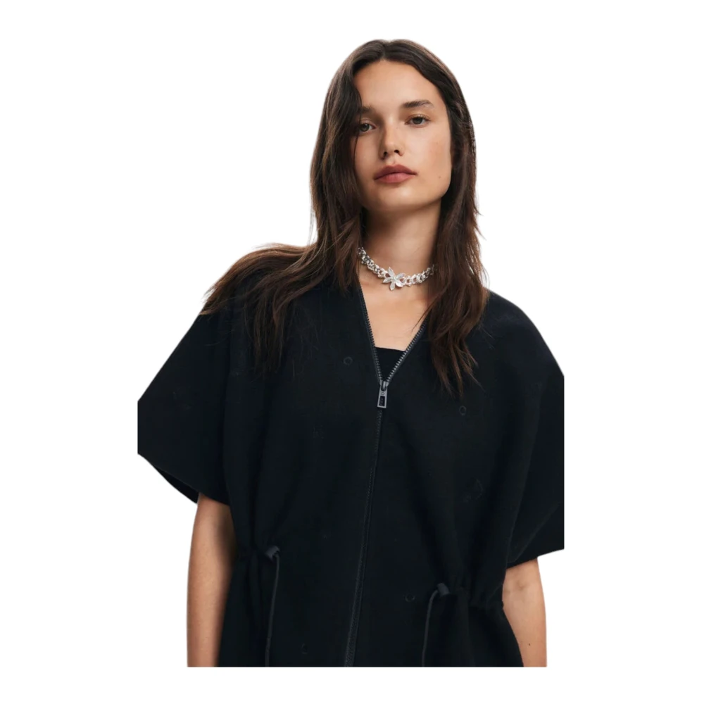 Desigual Dames Poncho Avalon Richmond Black Dames
