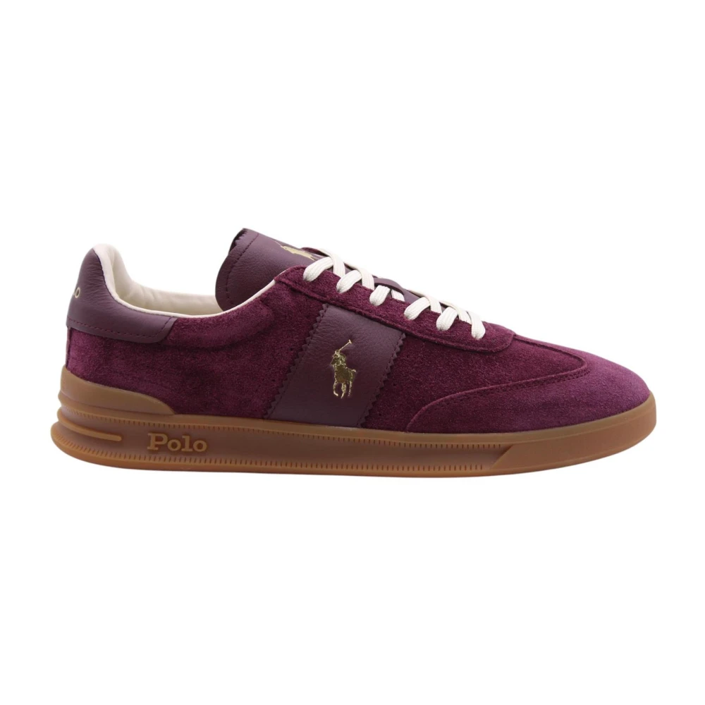 Polo Ralph Lauren Herr Röd Skor 43 Eu, Skulos Sneaker