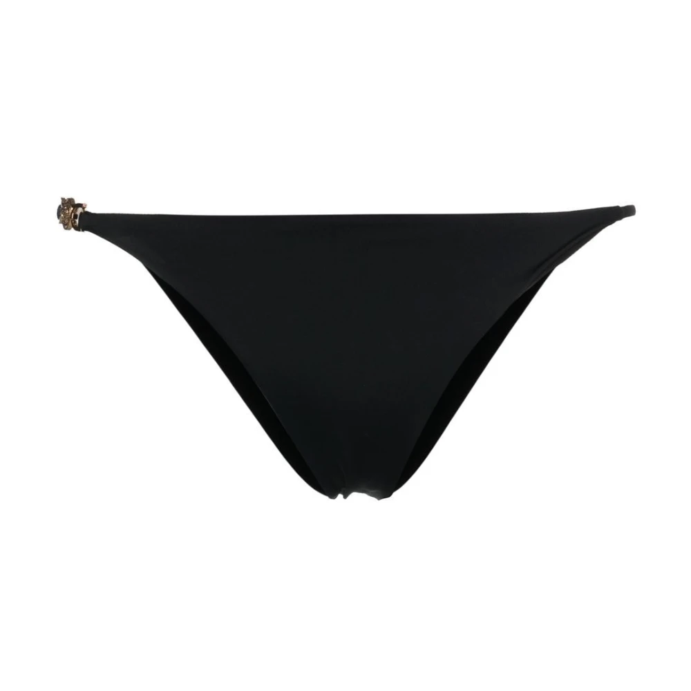 Versace Svarta trianglade bikinitrosor Black, Dam