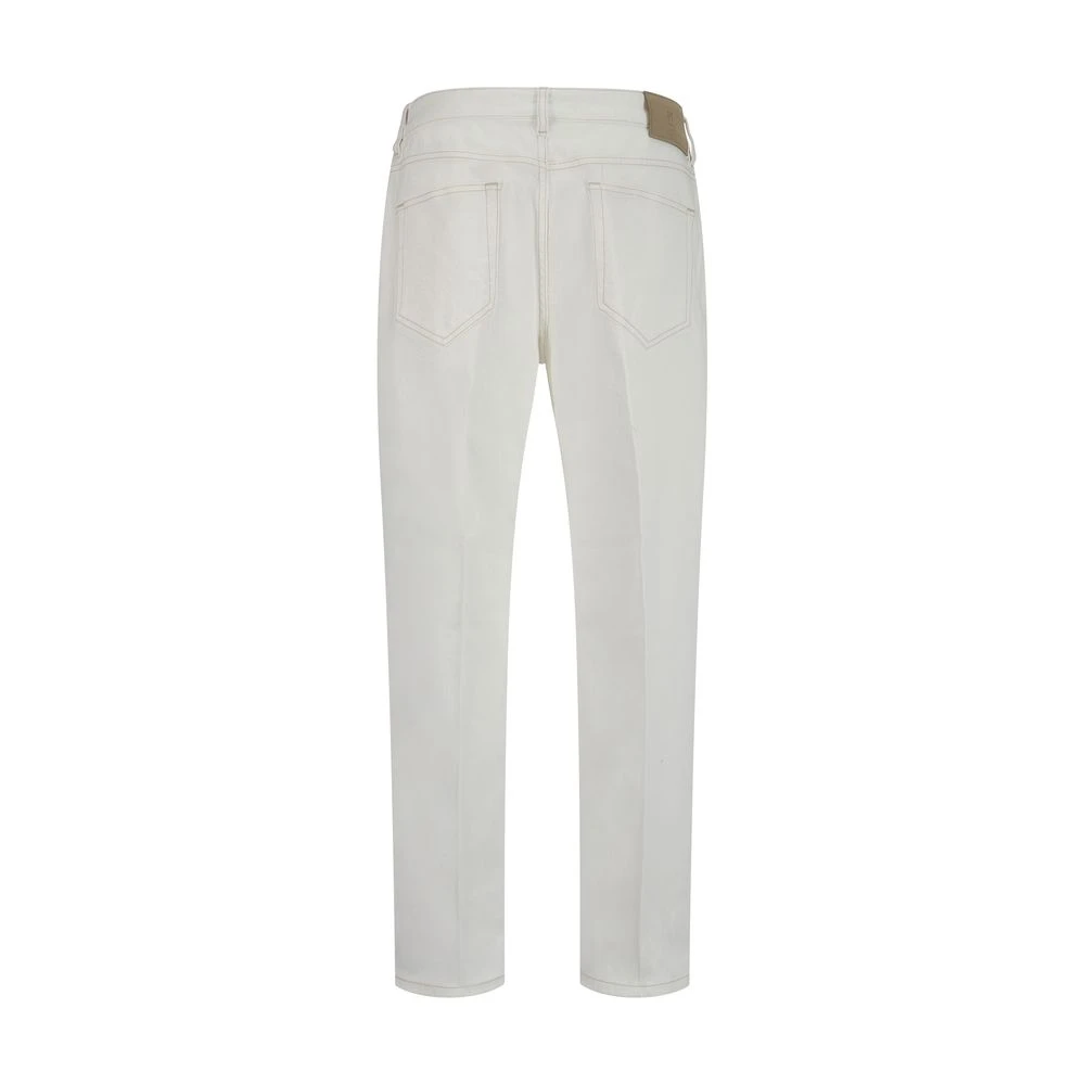 PT Torino Denim Broek Straight Five-Pocket Stijl White Heren