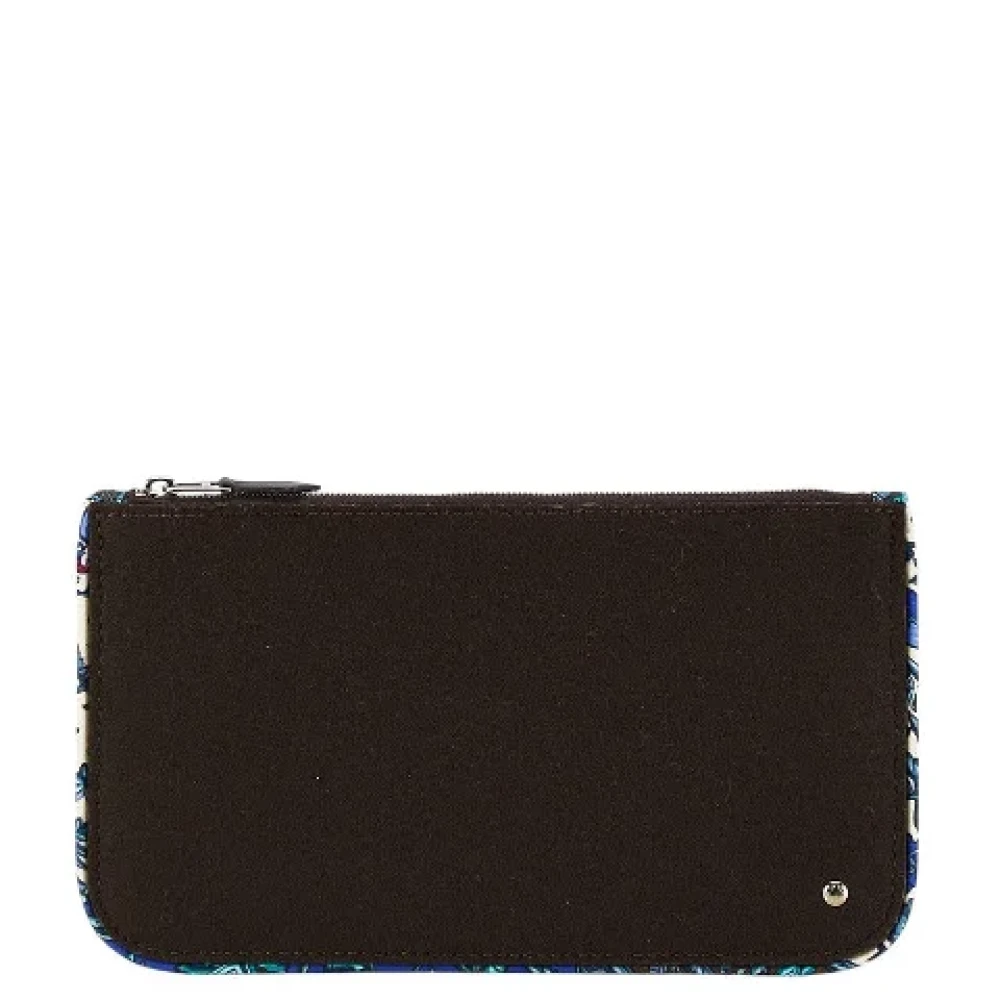 Hermès Vintage Pre-owned Canvas pouches Brown Dames