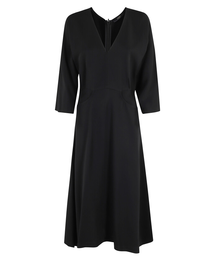 robe-midi-en-crepe-cady-noir