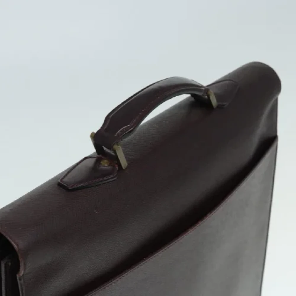 Louis Vuitton Vintage Pre-owned Leather handbags Brown Dames