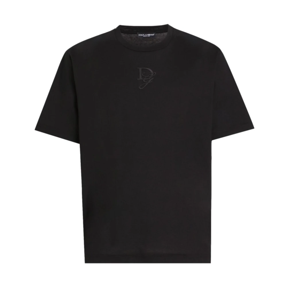 Dolce & Gabbana Zwart T-shirt G8Pn9Z G7O4E Black Heren