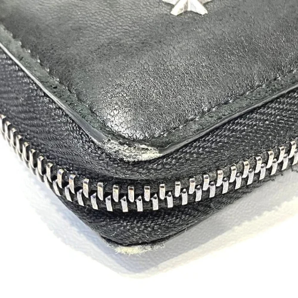 Jimmy Choo Pre-owned Leather wallets Black Dames