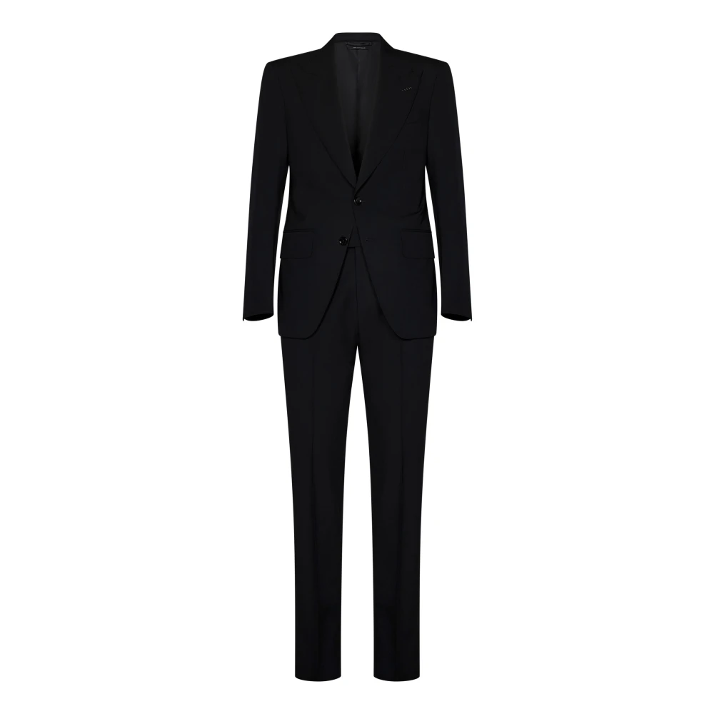 Tom Ford Single Breasted Suits Black Heren
