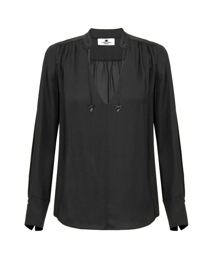 blouse-en-georgette-de-viscose-noire