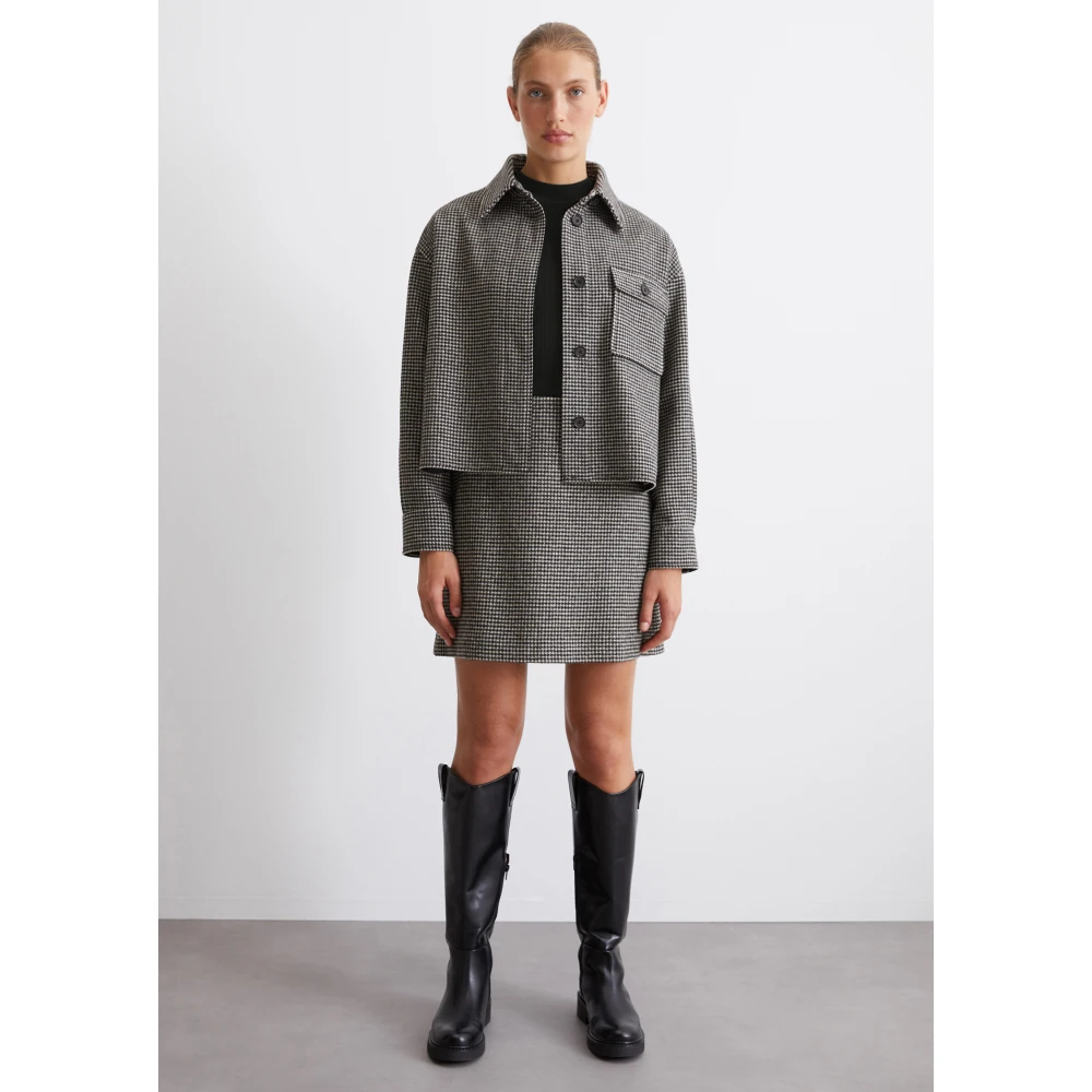 Marc O'Polo Overshirt boxy vorm Black Dames