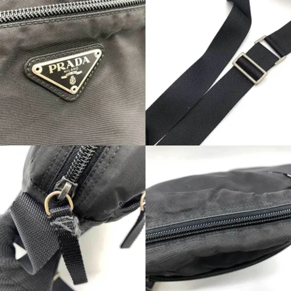 Prada Vintage Pre-owned Fabric prada-bags Black Dames