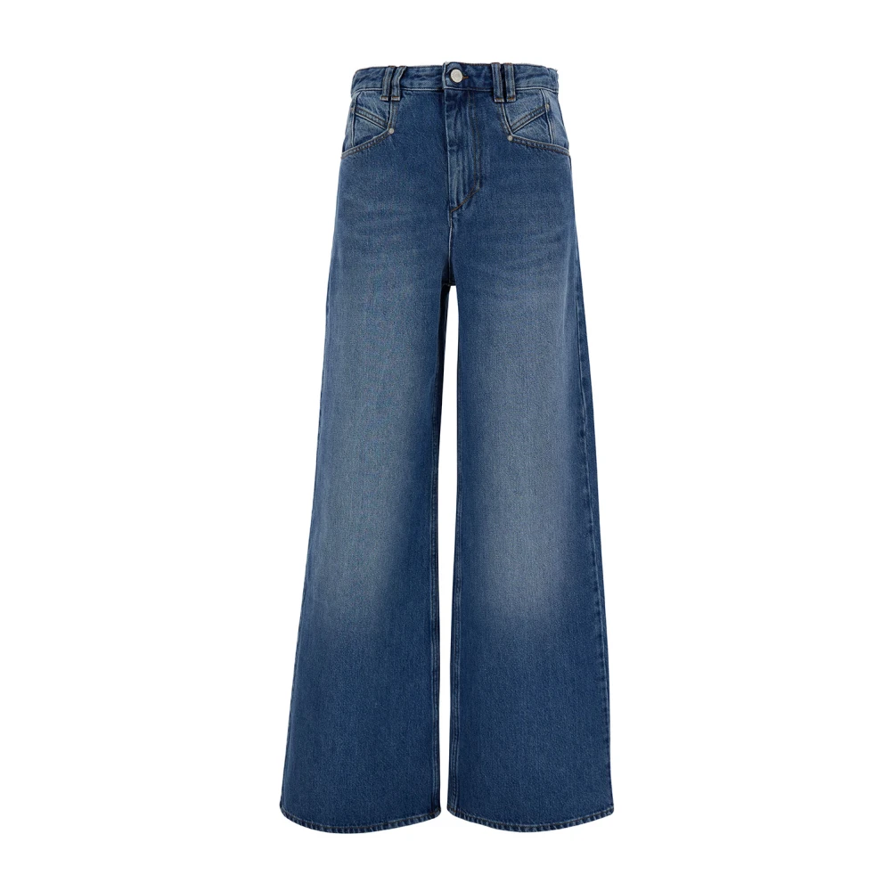 Isabel marant Flared Leg Denim Jeans Blue Dames