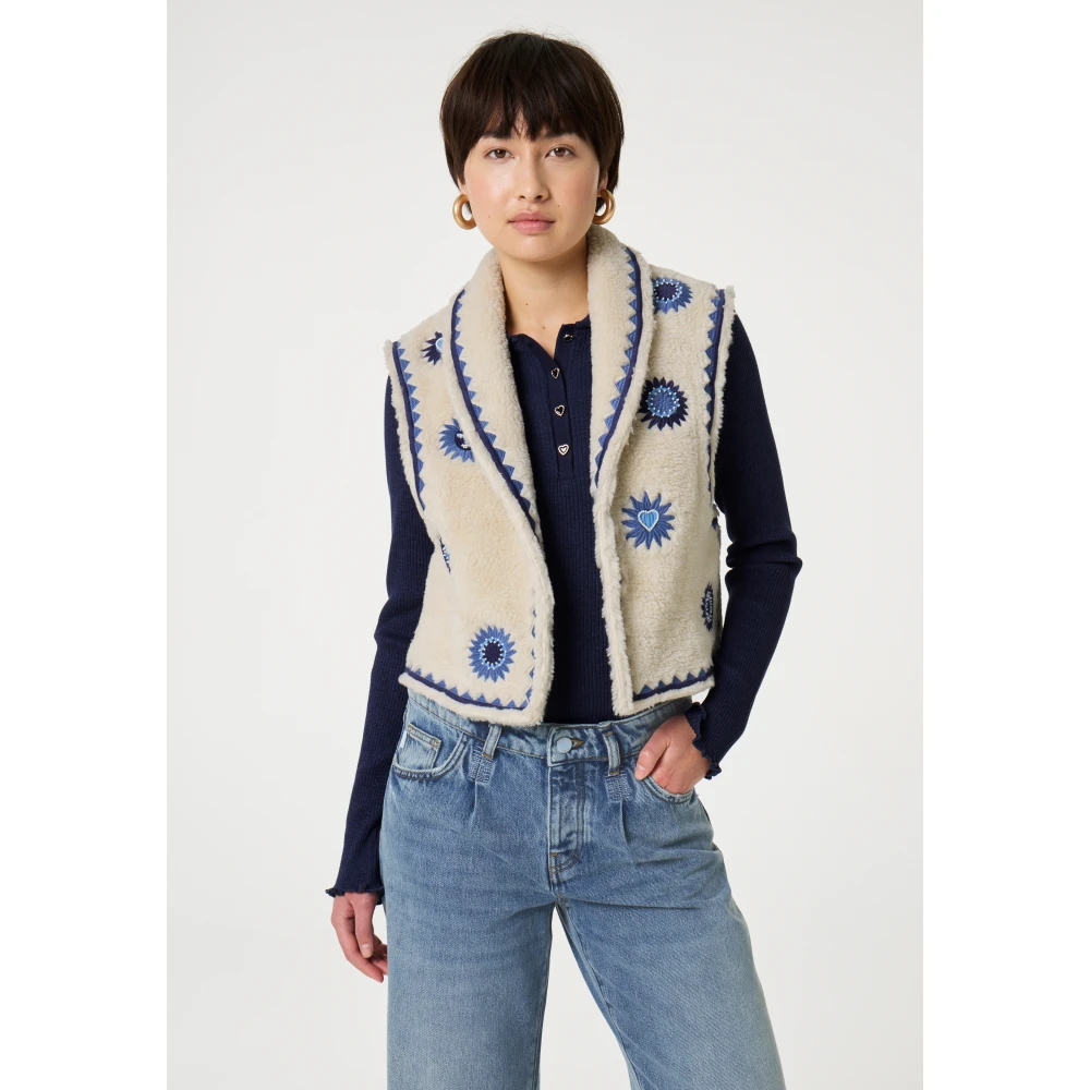 Fabienne Chapot Sunny Gilet Beige Dames