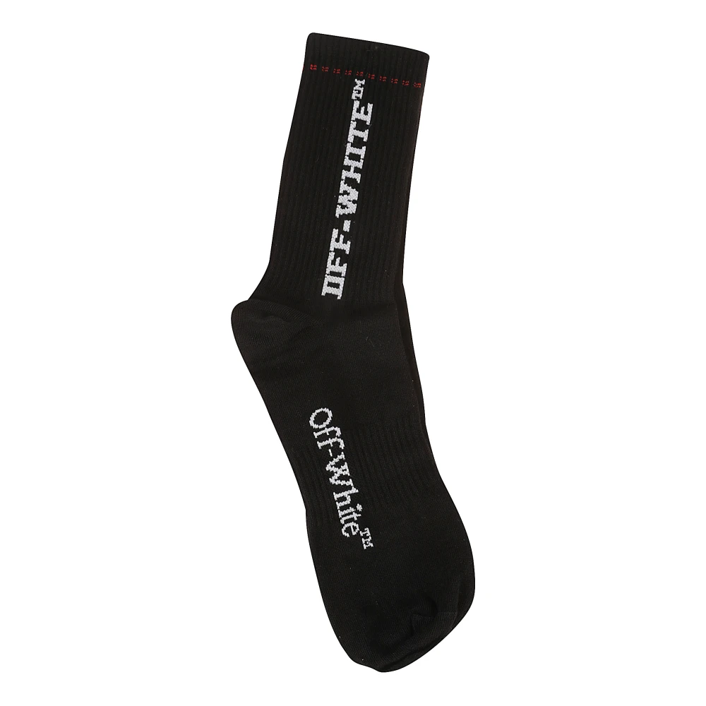 Off White Industriële Mid Socks Black Heren