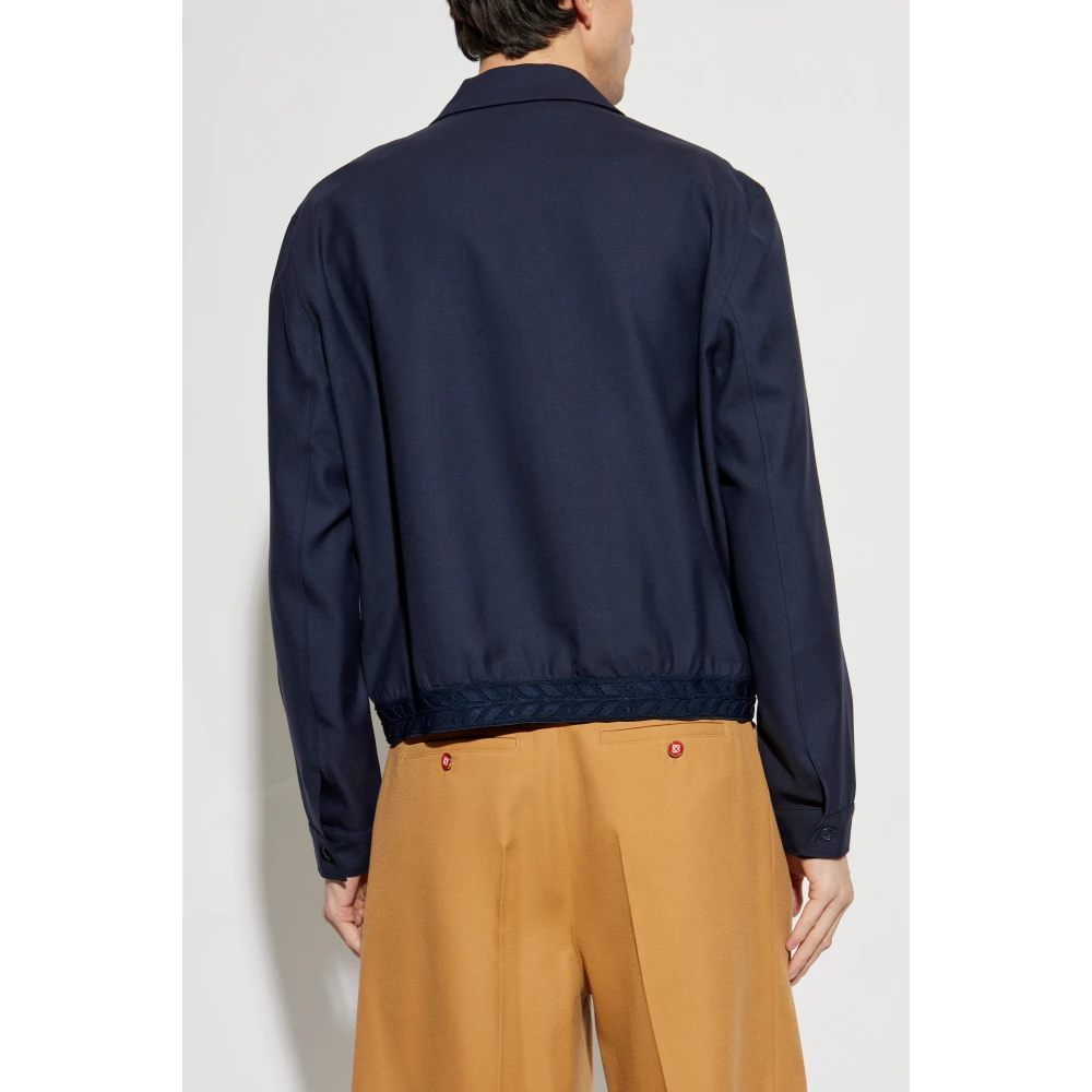 Casablanca Wollen jas Blue Heren