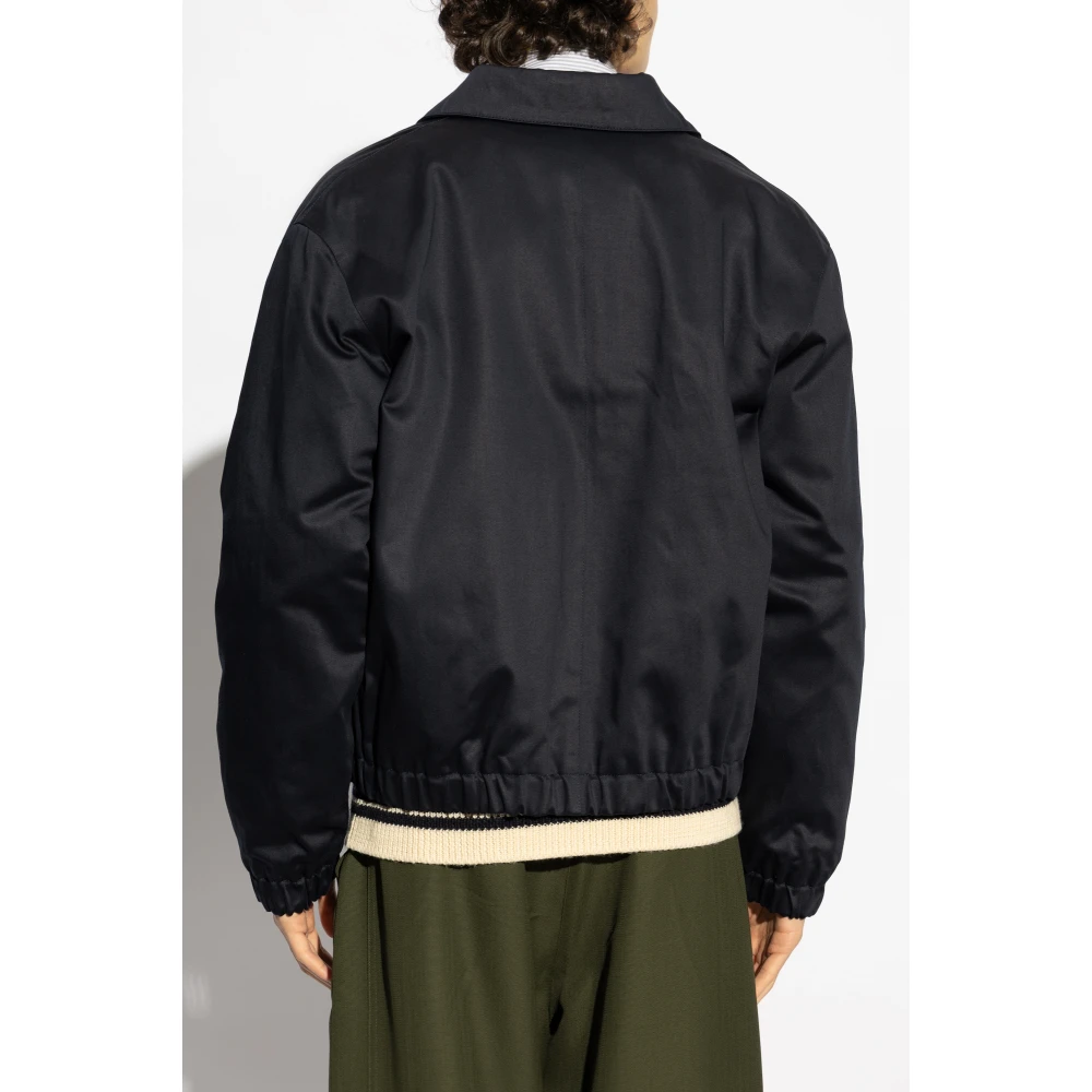 Ami Paris Collared Jacket Blue Heren