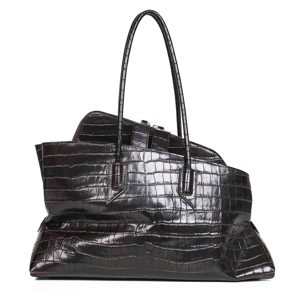 The Attico Women's Brown La Passeggiata Medium Bag