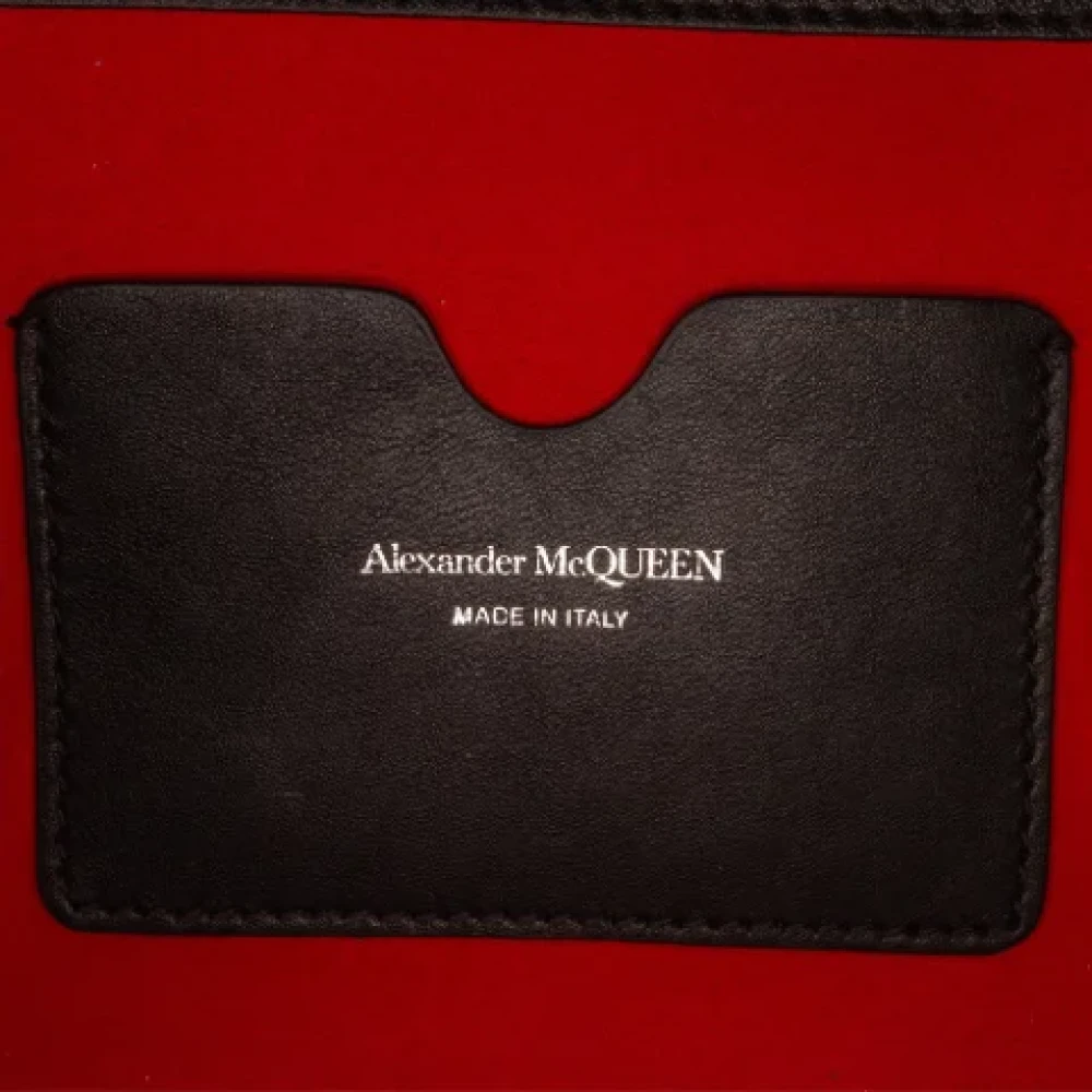 Alexander McQueen Pre-owned Leather shoulder-bags Black Dames
