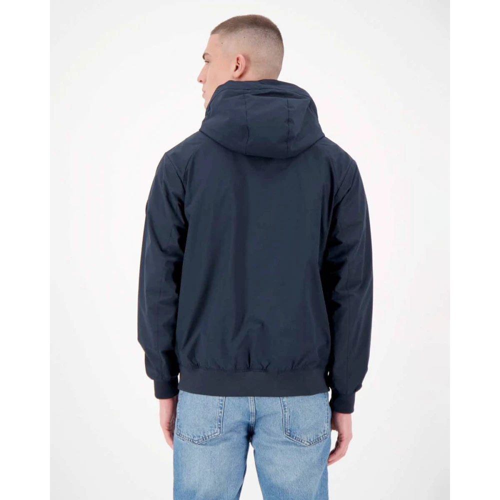 Airforce Capuchon Stretch Jas Blue Heren