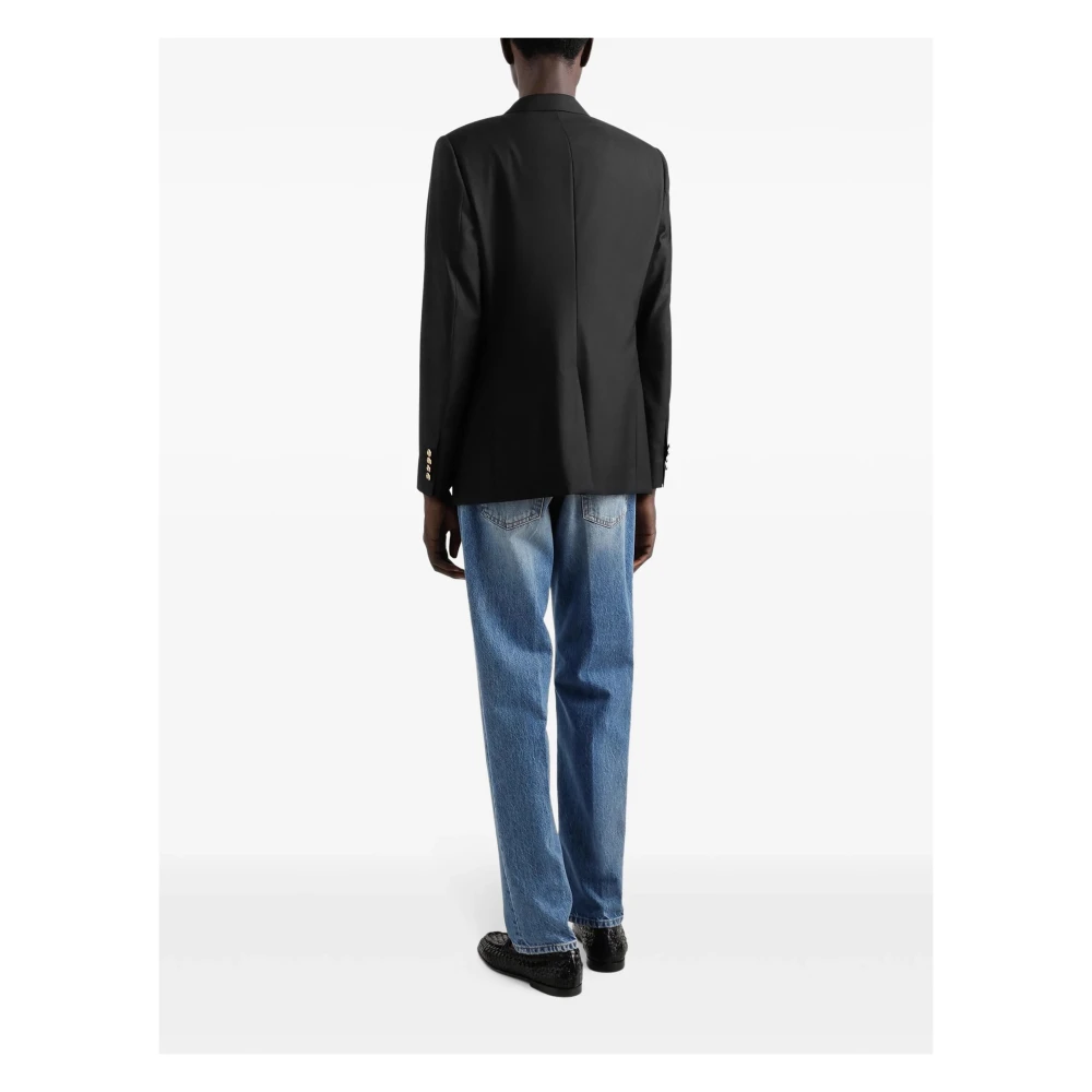 Dolce & Gabbana Zwarte Herenjassen Black Heren