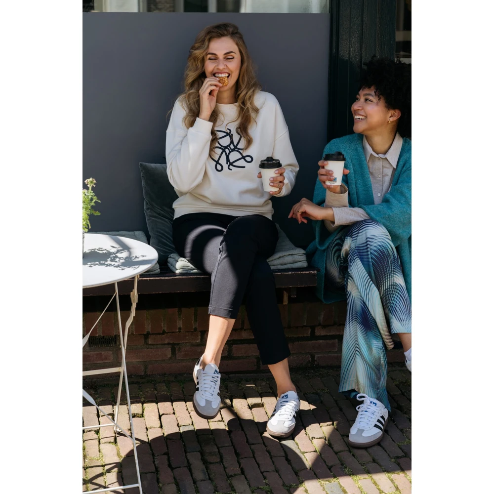&Co Woman Slim Fit Broek Blue Dames