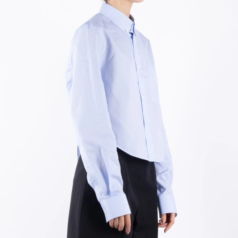 Marni Lichtblauwe Katoenen Overhemd Blue Dames